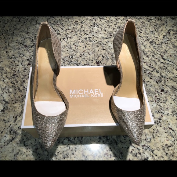Michael Kors Nathalie Flex High Pump Glitter 🤩🦋 - Picture 1 of 8